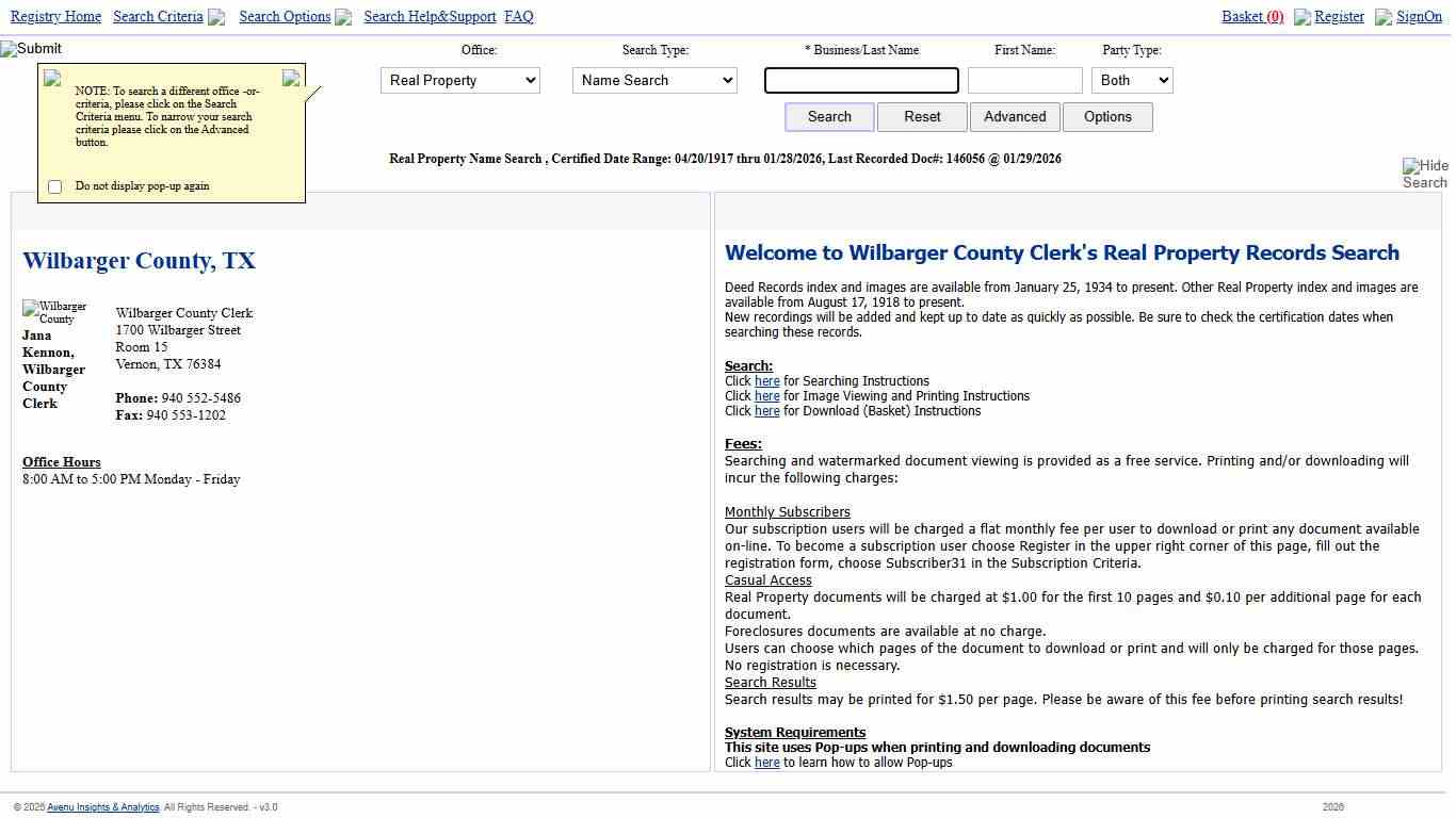 Welcome to 20/20 Perfect Vision Land Records I2